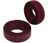 AERZETIX - C65873 - Cinta/rollo de scratch 16mm 1 metro auto agarre - organizador/sujetacables - tira enganche bolsa prenda correa - color: burdeos - en poliamida y poliéster