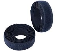 AERZETIX - C65874 - Cinta/rollo de scratch 16mm 1 metro auto agarre - organizador/sujetacables - tira enganche bolsa prenda correa - color: azul oscuro - en poliamida y poliéster