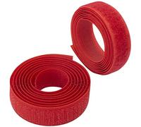 AERZETIX - C65884 - Cinta/rollo de scratch 16mm 1 metro auto agarre - organizador/sujetacables - tira enganche bolsa prenda correa - color: rojo - en poliamida y poliéster
