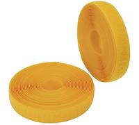 AERZETIX - C65897 - Cinta/rollo de scratch 20mm 5 metros auto agarre - organizador/sujetacables - tira enganche bolsa prenda correa - color: amarillo pato - en poliamida y poliéster