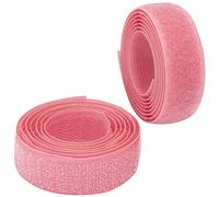 AERZETIX - C65907 - Cinta/rollo de scratch 20mm 1 metro auto agarre - organizador/sujetacables - tira enganche bolsa prenda correa - color: rosa oscuro - en poliamida y poliéster