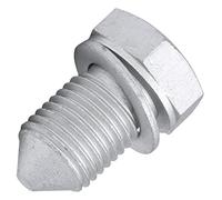AERZETIX - C66238 - Tapón roscado con arandela, cárter de aceite M14 - compatible con números OE N90813201, N90813202, N91101401, MN980017, MN980254