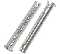 AERZETIX - C66733 - Juego de 2 bisagras de puerta - compatible con números OE 01 32 606, 01 32 608, 1 32 606, 1 32 608, 90451227, 90518425 - reparación, taller, coche