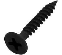 AERZETIX - C67113 - Juego de 100 Tornillos autorroscantes Ø3.5x25mm para placas de yeso - con cabeza fresada - DIN 18182 - con huella cruciforme PH - en acero - estructura metálica tabique madera