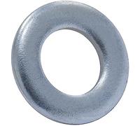 AERZETIX - C67581 - Juego de 25 arandelas planas M6 - en acero galvanizado - DIN 125 - construcción de madera montaje atornillado tornillo tuerca apriete estanqueidad fijación mecánica