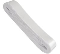 AERZETIX - C68187 - Cinta de raso satén 10 metros x 30mm - color blanco - en poliéster