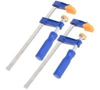 AERZETIX - C68509 - Juego de 2 sargentos de carpintero 50x200mm - abrazadera junta bomba - profundidad 50mm - apertura de mandíbula 200mm - fuerza de sujeción 170 kg - manija de plástico
