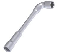 AERZETIX - C68529 - Llave de pipa abierta 13mm con 6 lados 168x40x18mm - accesorio auto apriete aflojamiento montaje - color plata
