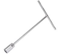AERZETIX - C69071 - Llave de vaso en forma de T 17 x 300mm con huella hexagonal 6 lados - manija en T - mecánica automóvil bicicleta - en acero Cr-V