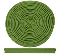 AERZETIX - C72026 - Cinta ribete al sesgo tira decorativa 4.5 metros x 10mm - en poliéster 50% y algodón 50% - color verde - pasamanería galón ropa cojines edredones