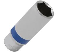 AERZETIX - C72038 - Llave de vaso 6 caras 13mm 1/4" largo profundo alargado profesional en acero CrV