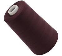 AERZETIX - C72276 - Bobina cónica de hilo de coser 120 (40/2) 4000 m - en poliéster - color violeta oscuro burdeos - confección mercería cuerda cordón costura ropa marroquinería