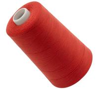 AERZETIX - C72293 - Bobina cónica de hilo de coser 120 (40/2) 4000 m - en poliéster - color rojo claro - confección mercería cuerda cordón costura ropa marroquinería