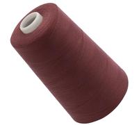 AERZETIX - C72352 - Bobina cónica de hilo de coser 120 (40/2) 4000 m - en poliéster - color marrón rojo - confección mercería cuerda cordón costura ropa marroquinería