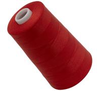 AERZETIX - C72385 - Bobina cónica de hilo de coser 120 (40/2) 4000 m - en poliéster - color rojo escarlata - confección mercería cuerda cordón costura ropa marroquinería