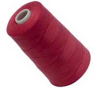 AERZETIX - C72414 - Bobina cónica de hilo de coser 120 (40/2) 4000 m - en poliéster - color rojo coral perla - confección mercería cuerda cordón costura ropa marroquinería
