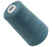 AERZETIX - C72697 - Bobina cónica de hilo de coser 120 (40/2) 4000 m - en poliéster - color azul oscuro verde - confección mercería cuerda cordón costura ropa marroquinería