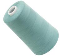AERZETIX - C72710 - Bobina cónica de hilo de coser 120 (40/2) 4000 m - en poliéster - color verde turquesa pastel oscuro - confección mercería cuerda cordón costura ropa marroquinería
