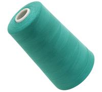 AERZETIX - C72713 - Bobina cónica de hilo de coser 120 (40/2) 4000 m - en poliéster - color verde esmeralda - confección mercería cuerda cordón costura ropa marroquinería