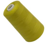 AERZETIX - C72746 - Bobina cónica de hilo de coser 120 (40/2) 4000 m - en poliéster - color amarillo dorado verde claro - confección mercería cuerda cordón costura ropa marroquinería