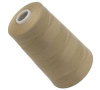 AERZETIX - C72873 - Bobina cónica de hilo de coser 120 (40/2) 4000 m - en poliéster - color beige oscuro - confección mercería cuerda cordón costura ropa marroquinería