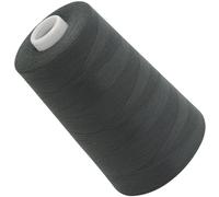 AERZETIX - C72912 - Bobina cónica de hilo de coser 120 (40/2) 4000 m - en poliéster - color gris oscuro perla - confección mercería cuerda cordón costura ropa marroquinería
