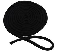 AERZETIX - C73458 - Cordón Trenzado 4.5m x 14mm - Color Negro - en algodón y poliéster - mercería proyectos creativos Costura artesanía decoración Ornamento álbum de Recortes