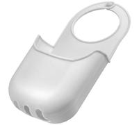 AERZETIX - C73699 - Organizador de Fregadero Porta Esponja Colgante 200x100x45mm con 1 Bolsillo de Almacenamiento - Cocina Goteo jabón baño - en Silicona - Color Blanco
