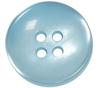 AERZETIX - C74032 - Juego de 10 Botones de coser Ø15x3mm con 4 agujeros 24L L24 - color azul marino - en plástico - apertura 1.8mm - pasatiempo creativo mercería costura ropa decoración