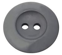 AERZETIX - C74101 - Juego de 10 Botones de coser redondos Ø20x3mm con 2 agujeros 32L L32 - color gris - en plástico - apertura 2mm - mercería costura ropa decoración