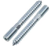 AERZETIX - C75887 - Juego de 12 tornillos de doble rosca M10x80mm - espárrago roscado - en acero