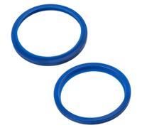 AERZETIX - C76988 - Juego de 2 juntas de estanqueidad simple en "Z" para cilindro hidráulico Ø del eje 60mm - Ø exterior 70mm - temperatura de funcionamiento -30 +100°C - en poliuretano