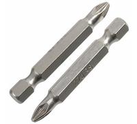 AERZETIX - C77188 - Juego de 10 puntas de atornillar PZ2 x 50mm - para portapuntas extensión de 6 lados - accionamiento hexagonal - en acero