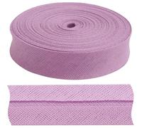 AERZETIX - C77324 - Cinta al sesgo 9 metros x 17mm - en algodón - color lila claro - pasamanería galón ropa cojines edredones