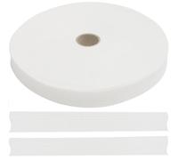 AERZETIX - C77530 - Rollo de cinta galón de poliéster 50 metros x 15mm - color blanco - pasamanería ropa cojines edredones