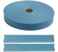 AERZETIX - C77544 - Rollo de cinta galón de poliéster 50 metros x 20mm - color azul claro - pasamanería ropa cojines edredones