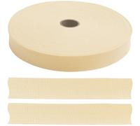 AERZETIX - C77546 - Rollo de cinta galón de poliéster 50 metros x 20mm - color crudo - pasamanería ropa cojines edredones