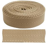 AERZETIX - C77584 - Cinta galón de polipropileno 4.5 metros x 20mm - color marrón claro