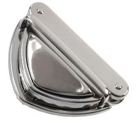 AERZETIX - Cierre de botón a presión para bolso de mano | color plata | en metal | ideal para proyectos DIY | monederos carteras maletines