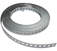 AERZETIX - Cinta de montaje 12mm perforada recta - en acero galvanizado - 10 metros - Ø5mm - fleje flexible soporte fijación - C49714