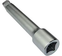 AERZETIX - Extensión/Alargador/Punta - 1/2x125mm - para llave de carraca manual/neumático - Forma esférica de lado macho - Adaptador para vaso con 4 lados - en acero CR-V - C45117