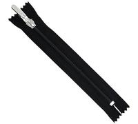 AERZETIX - Juego de 10 Cremalleras de espiral N°5 16cm no separables negro con cursor decorativo | para ropa accesorios bolsas costura bricolaje