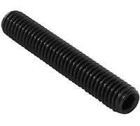 AERZETIX - Juego de 10 - Tornillo de Bloqueo/Apriete Hueco de extremo plano - Punta sin cabeza - Hexagonal/Allen 6 lados M5x30 - Cuerpo cilíndrico - Bricolaje - Acero - DIN 913 BI - Negro - C45344
