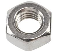 AERZETIX - Juego de 10 Tuercas hexagonales M10x1.5mm de 6 caras con rosca métrica - en acero inoxidable - color plata - ideal para electrónica bricolaje y proyectos mecánicos