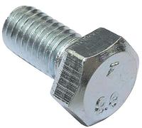 AERZETIX - Juego de 100 Pernos M5x10 - Cabeza Hexagonal - Ø5x10mm - DIN 933 - Clase 8.8 - Acero galvanizado - Bricolaje - Herramienta de montaje/Ferretería - C47282