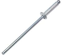 AERZETIX - Juego de 100 remaches ciegos estándar Ø2.4x10mm aluminio/acero - DIN 7337 A - remache pop con ruptura de vástago - C48091