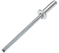 AERZETIX - Juego de 100 remaches ciegos estándar Ø3x10mm aluminio/acero - DIN 7337 A - remache pop con ruptura de vástago - C48095