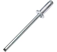 AERZETIX - Juego de 100 remaches ciegos estándar Ø4x10mm aluminio/acero - DIN 7337 A - remache pop con ruptura de vástago - C48104