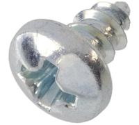 AERZETIX - Juego de 100 Tornillos Autorroscantes M3.5x6.5mm con Cabeza Redonda Abombada - Huella Cruciforme PH - DIN7981 - Acero Galvanizado - para Chapa Montaje Fijación