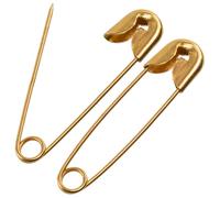 AERZETIX - Juego de 110 imperdibles de Seguridad clásicos 23mm - en Metal - Color Dorado - para Textiles Costura Manualidades joyería